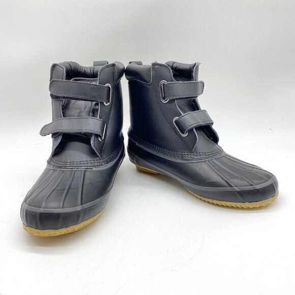 Habands Ice House Snow Boots Insulated Leather Rubber Steel Shank Men's 9D Black - Picture 1 of 11